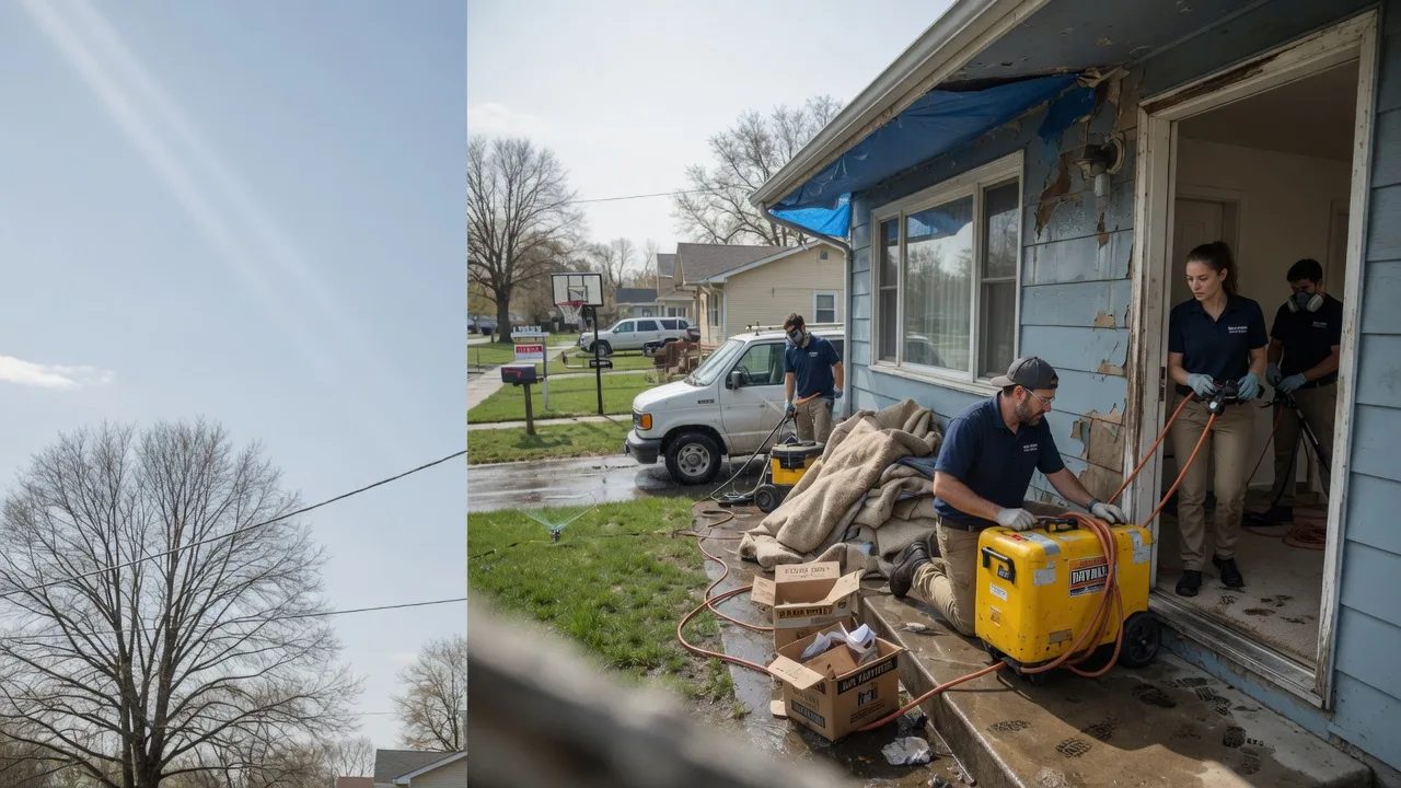 Basement Flood Cleanup in Helena, OK near me